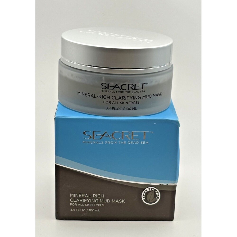 Seacret Skin Care Mineral Rich Clarifying Mud Mask 3.4FL OZ/100ML New